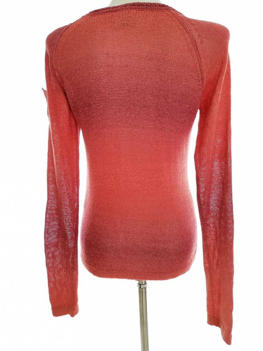 AERONAUTICA MILITARE Rozmiar S Kolor Pomarańczowy Crew Neck Sweter Długi rękaw Materiał Akryl