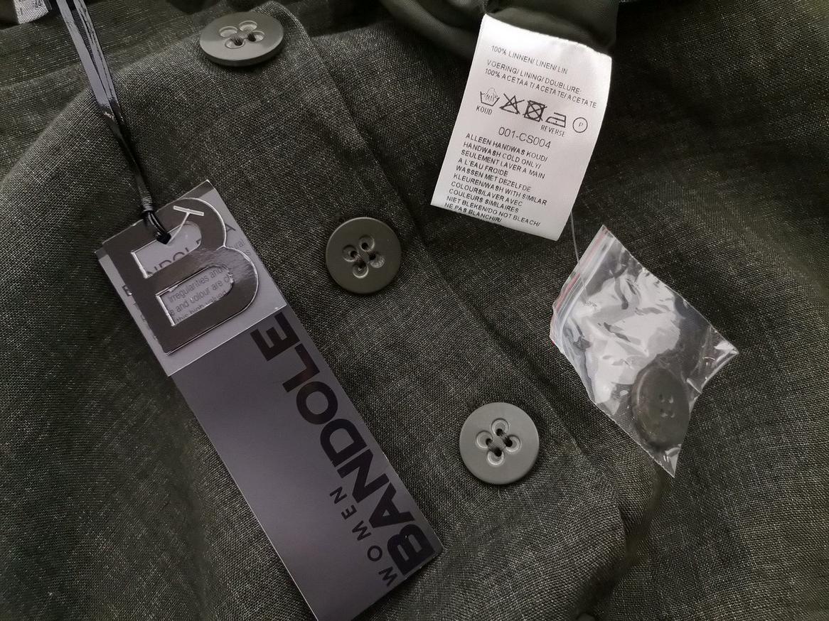 IMG_20210430_124145_r1.jpg BANDOLERA Rozmiar 40 Kolor Khaki Spódnica Maxi Długa Materiał Len 100%