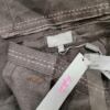 Rozmiar 12 (40) Kolor Szary Spodnie Casual Materiał Len 100%