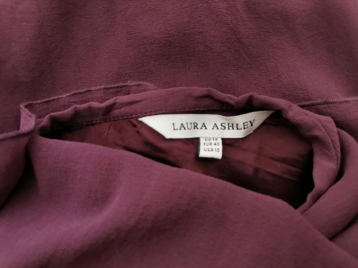 Laura ashley Rozmiar 14 (40) Spódnica Rozkloszowana Midi Materiał Jedwab 100%