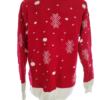 Merry Christmas Rozmiar M/L Kolor Czerwony Crew Neck Sweter Długi rękaw Materiał Akryl Cienka dzianina
