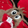 Merry Christmas Rozmiar M/L Kolor Czerwony Crew Neck Sweter Długi rękaw Materiał Akryl Cienka dzianina