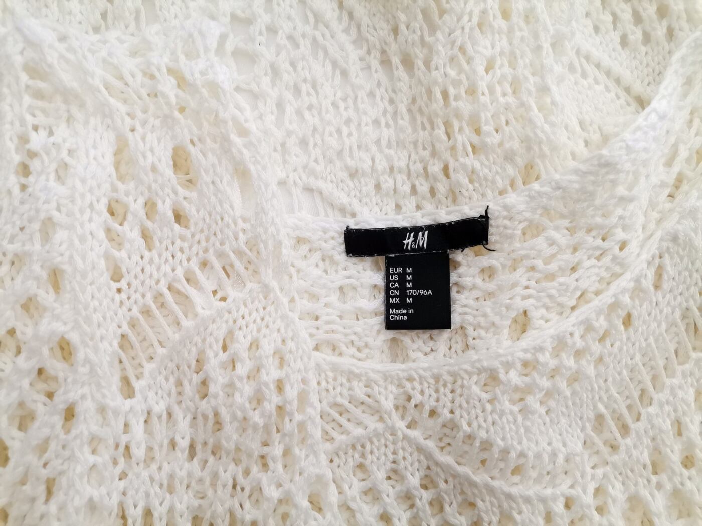 H&m Rozmiar M Kolor Kremowy W łódkę Sukienka Sweterkowa Długi rękaw Midi Materiał Akryl 100%