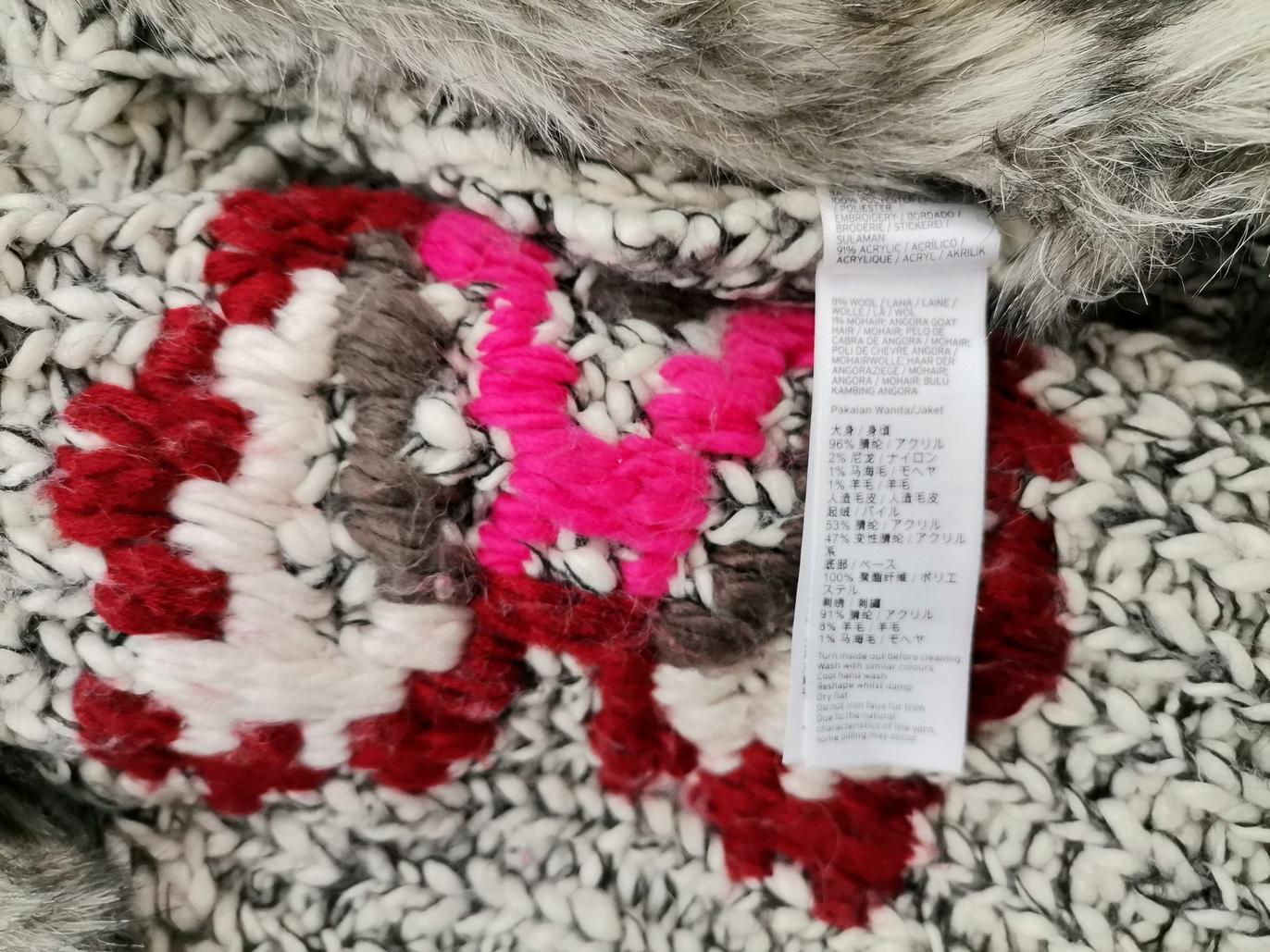 IMG_20210504_142040_r1.jpg Topshop Rozmiar 12 (40) Kolor Szary Kamizelka Bezrękawnik Materiał Akryl