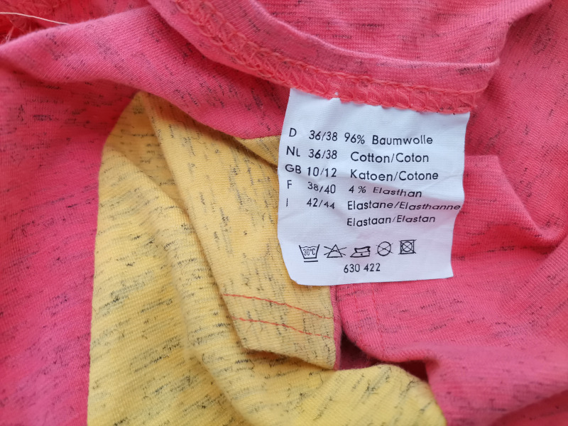 IMG_20210505_102031.jpg Rozmiar 36/38 Kolor Różowy Okrągły dekolt Bluzka Top na ramiączka Krótki rękaw Materiał Bawełna