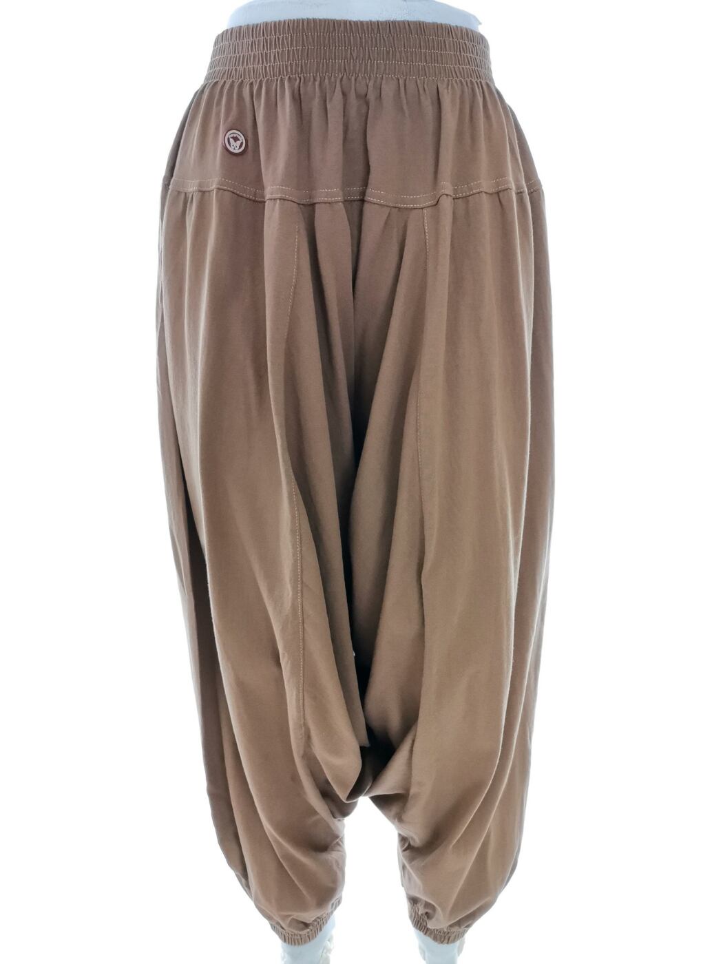 HANGMATTA Rozmiar ONE SIZE (34) Kolor Brązowy Spodnie Casual Materiał Bawełna 100%