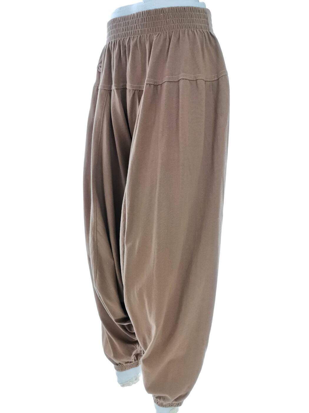 HANGMATTA Rozmiar ONE SIZE (34) Kolor Brązowy Spodnie Casual Materiał Bawełna 100%