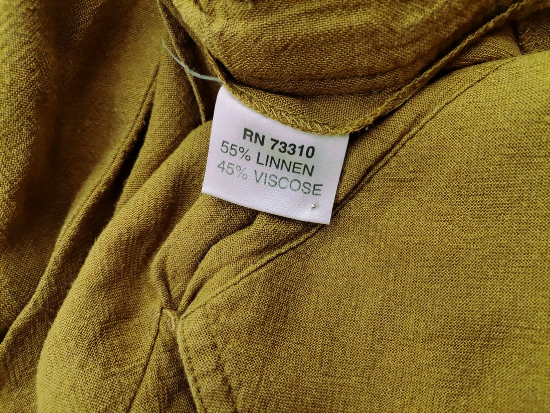 Ivan grundahl Rozmiar 38 Kolor Khaki Materiał Len