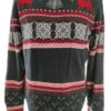 Merry Christmas Rozmiar L Kolor Granatowy Męski Sweter Długi rękaw Materiał Akryl 100%