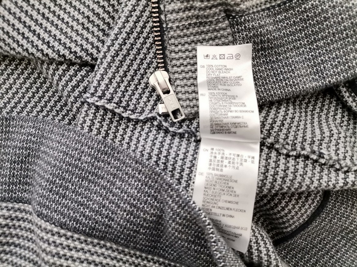 IMG_20210506_102515.jpg Reiss Rozmiar S Kolor Szary Męski Sweter Rozpinany Długi rękaw Materiał Bawełna 100%