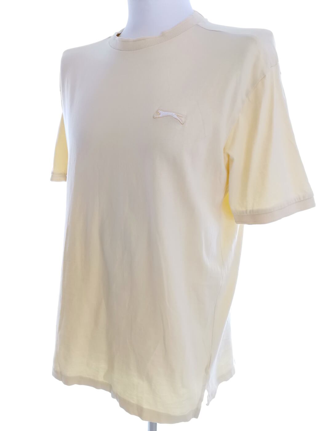 IMG_20210506_112614.jpg Slazenger Rozmiar L Kolor Żółty Męski T-Shirt Krótki rękaw Materiał Bawełna 100%