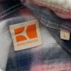 Hugo Boss Orange Rozmiar L Kolor Niebieski Krata Kołnierz Męska Koszula Casual Długi rękaw Materiał Bawełna 100%