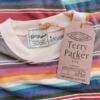 Terry Parker Rozmiar M Kolor Kolorowa Pasy Męski T-Shirt Krótki rękaw Materiał Bawełna 100%