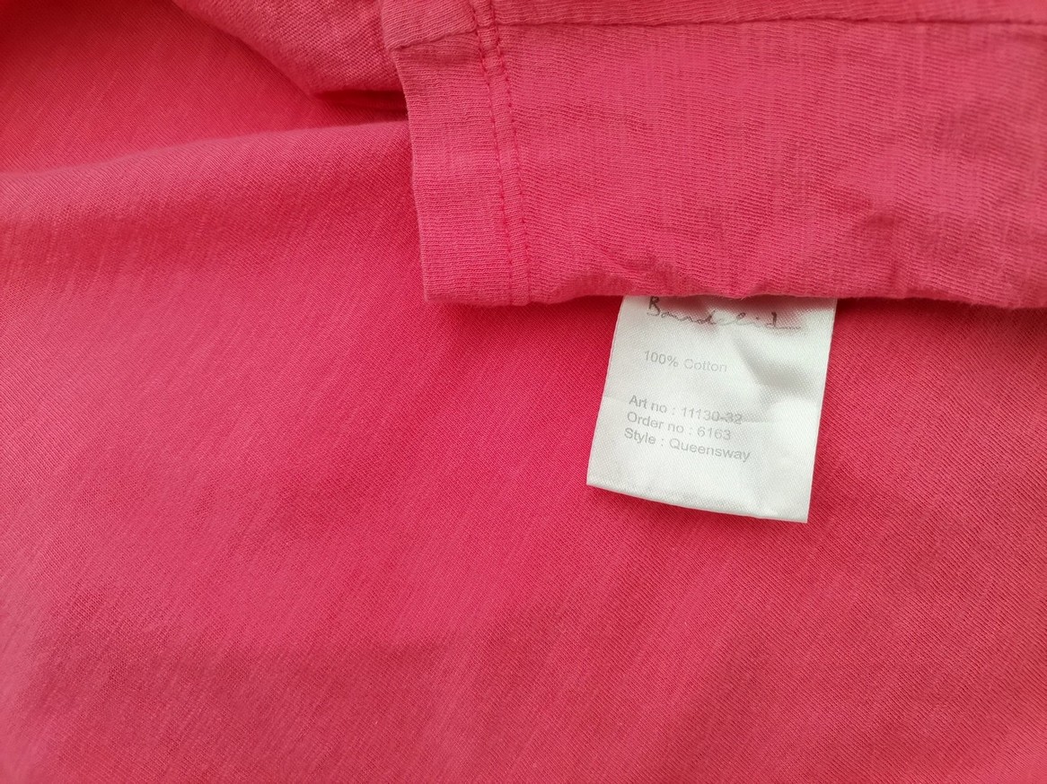 IMG_20210510_105634.jpg BONDELID Rozmiar L Kolor Różowy W łódkę Bluzka Peplum Długi rękaw Materiał Bawełna 100%