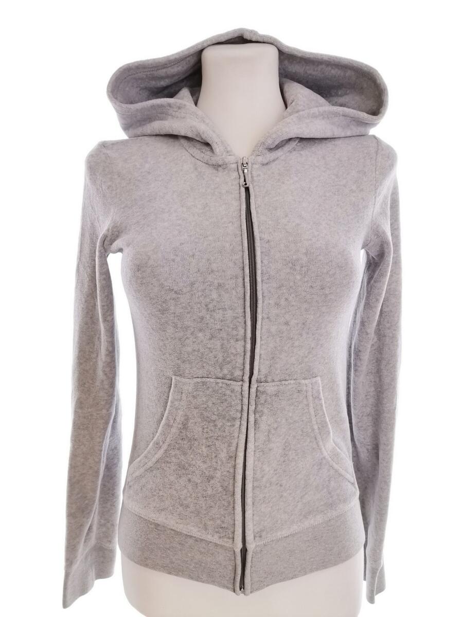 Juicy couture Rozmiar XS Kolor Szary Bluza na suwak Długi rękaw Materiał Bawełna Juicy couture Rozmiar XS Kolor Szary Bluza na suwak Długi rękaw Materiał Bawełna