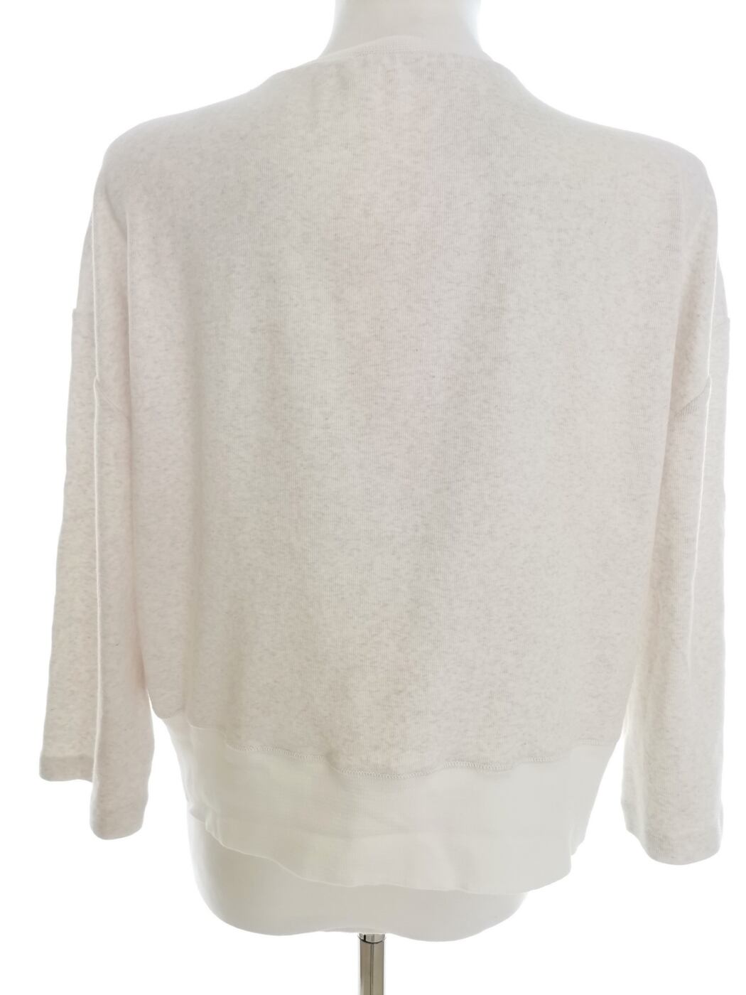 IMG_20210510_114344.jpg Fabiana Filippi Rozmiar 44 (38) Kolor Kremowy Crew Neck Bluzka na suwak Rękaw 3/4 Materiał Bawełna