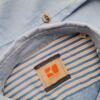 Hugo Boss Orange Rozmiar XL Kolor Niebieski Kołnierz Męska Koszula Elegancka Długi rękaw Materiał Bawełna 100%