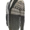 River island Rozmiar M Kolor Szary Męski Sweter Rozpinany Długi rękaw Materiał Akryl 100%