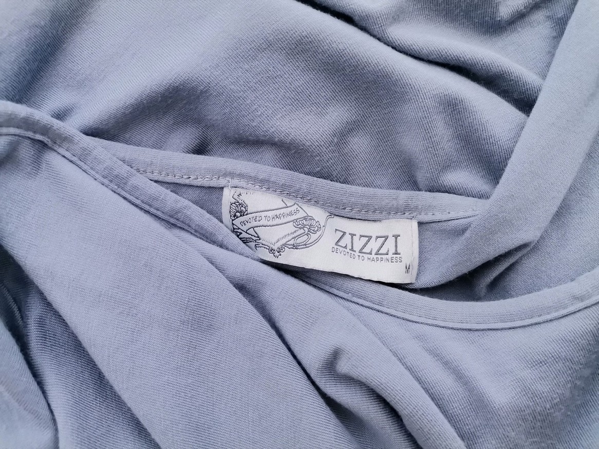 Zizzi Rozmiar M Kolor Niebieski Okrągły dekolt Tunika Bluzka Rękaw 3/4 Materiał Wiskoza Zizzi Rozmiar M Kolor Niebieski Okrągły dekolt Tunika Bluzka Rękaw 3/4 Materiał Wiskoza