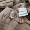 Ralston Rozmiar XL Kolor Beżowy Spodnie Casual Materiał Len 100%