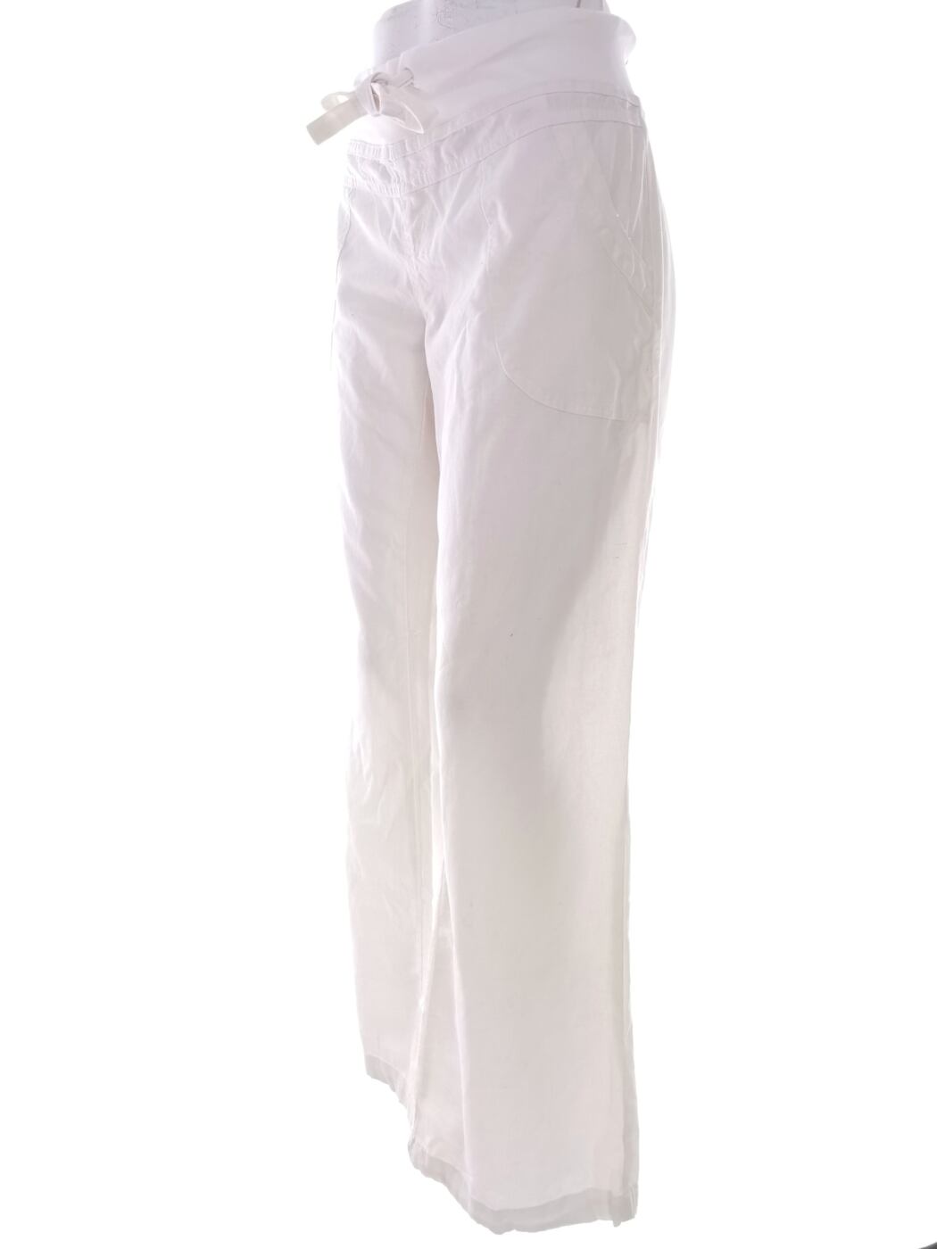 IMG_20210512_111832.jpg Vero moda Rozmiar 42 Kolor Kremowy Spodnie Casual Materiał Len