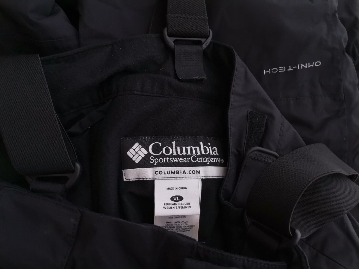 IMG_20210512_120552.jpg COLUMBIA Rozmiar XL Kolor Czarny Spodnie Rybaczki