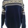 NORTHPEAK Rozmiar XL Kolor Granatowy Męski Sweter Długi rękaw Materiał Wełna 100%