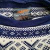 NORTHPEAK Rozmiar XL Kolor Granatowy Męski Sweter Długi rękaw Materiał Wełna 100%