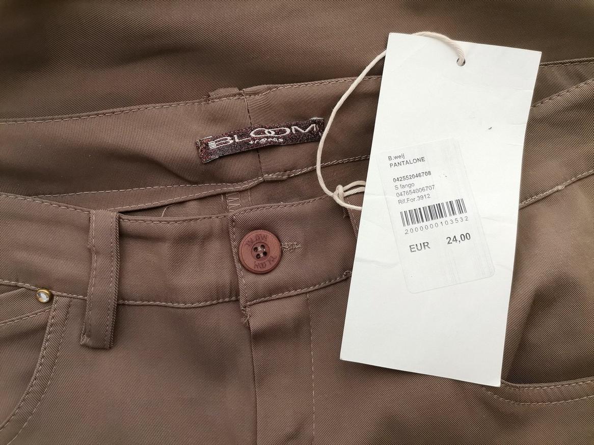 Bloom Trends Rozmiar 42 Kolor Brązowy Spodnie Eleganckie
