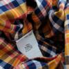 Use Rozmiar XL Kolor Żółty Krata Kołnierz Męska Koszula Casual Długi rękaw Materiał Bawełna 100%