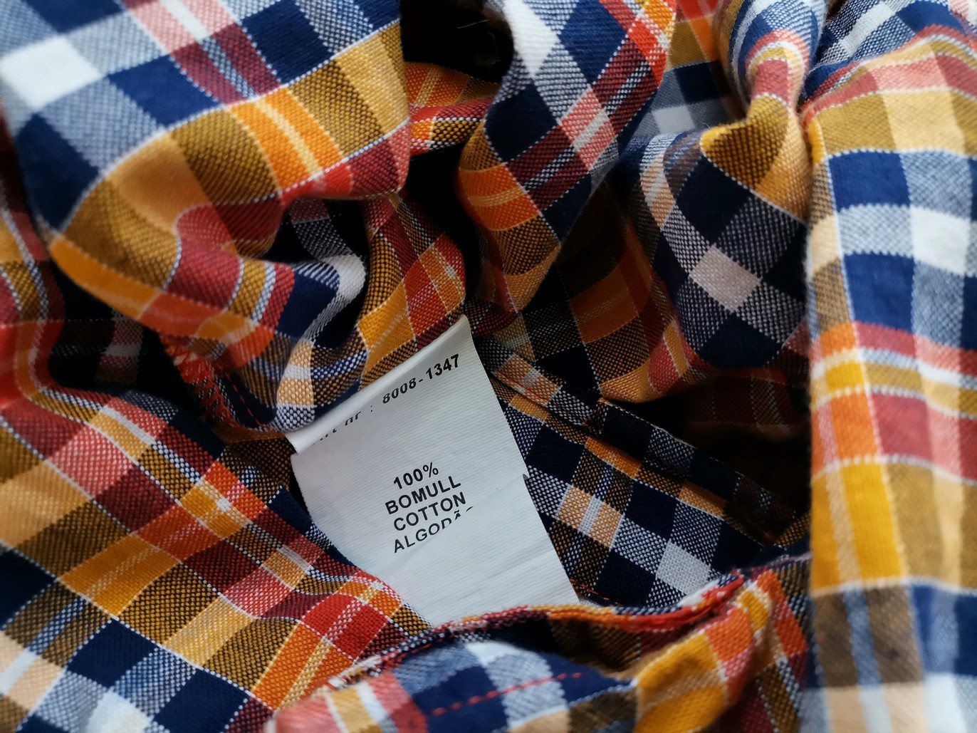 IMG_20210513_133354.jpg Use Rozmiar XL Kolor Żółty Krata Kołnierz Męska Koszula Casual Długi rękaw Materiał Bawełna 100%