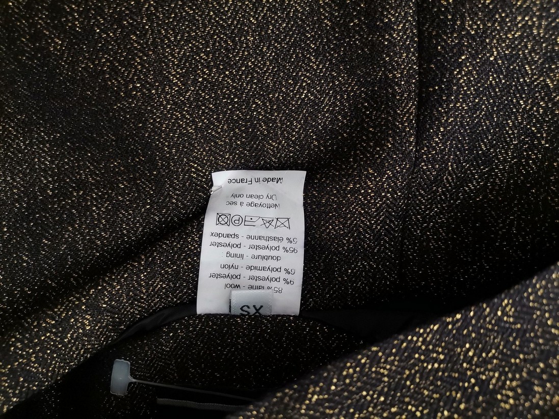JOSEPH Rozmiar XS Kolor Brązowy Spodnie Eleganckie Materiał Wełna