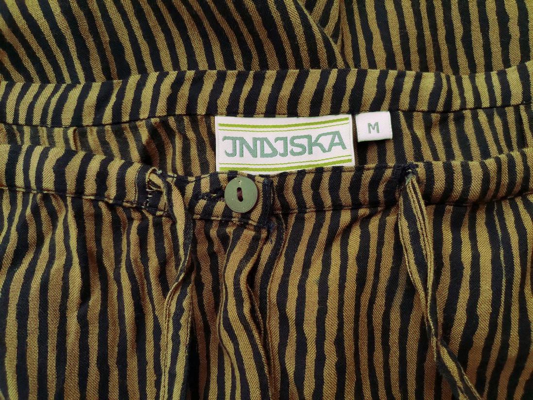 IMG_20210513_142221_r1.jpg Indiska Rozmiar M Kolor Khaki Pasy Spodnie Casual