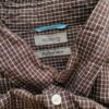 Woolworths Rozmiar XL Kolor Brązowy Krata Kołnierz Męska Koszula Casual Długi rękaw Materiał Bawełna 100%