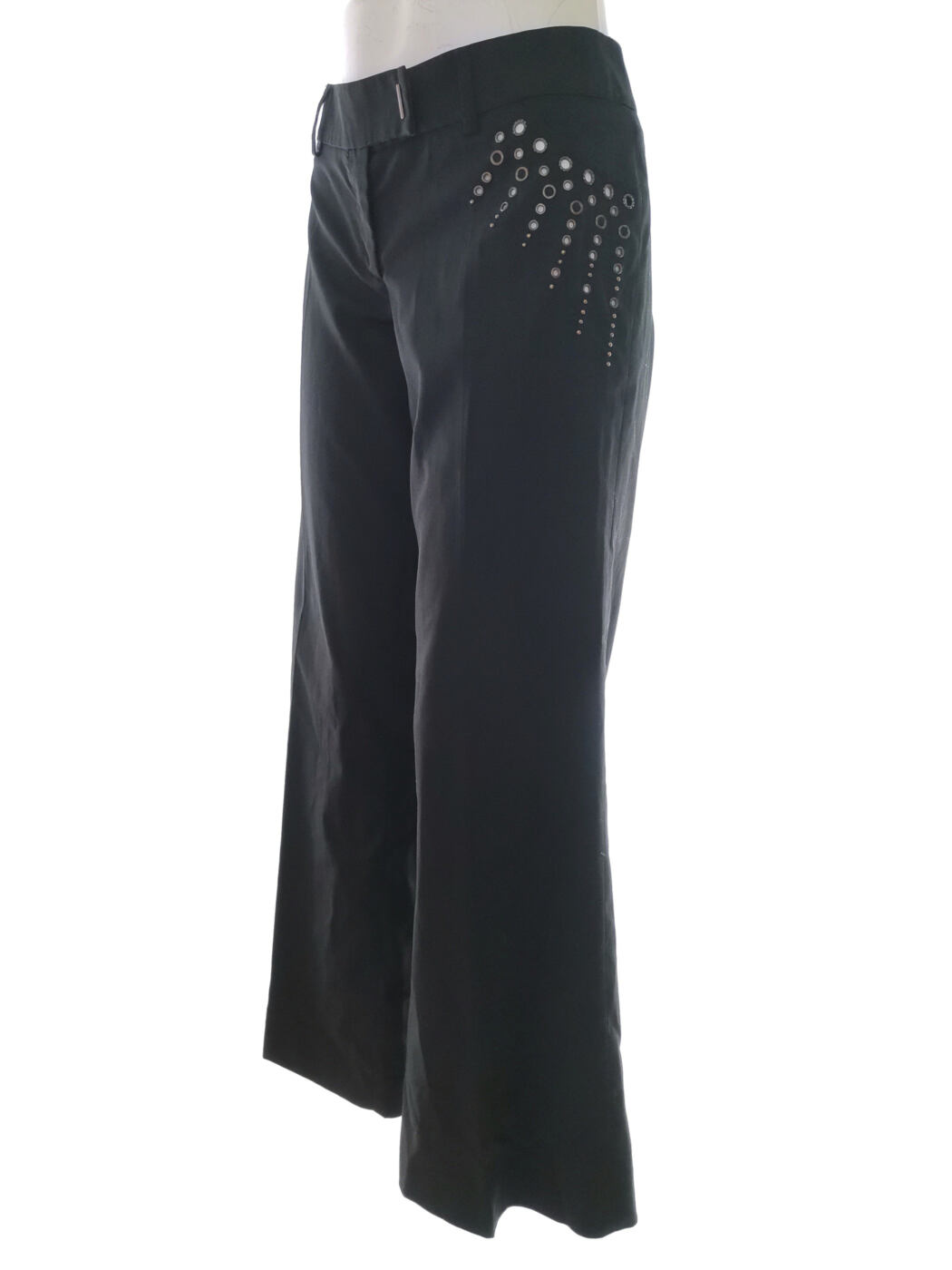 Pinko Rozmiar 38 Kolor Czarny Spodnie Casual