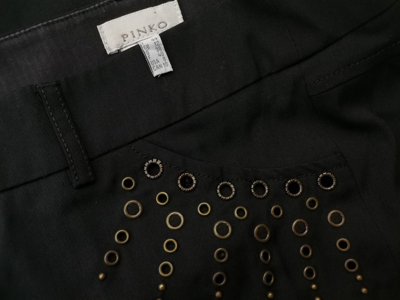 Pinko Rozmiar 38 Kolor Czarny Spodnie Casual