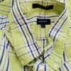 Gant Rozmiar XL Kolor Zielony Krata Kołnierz Męska Koszula Casual Krótki rękaw Materiał Bawełna 100%