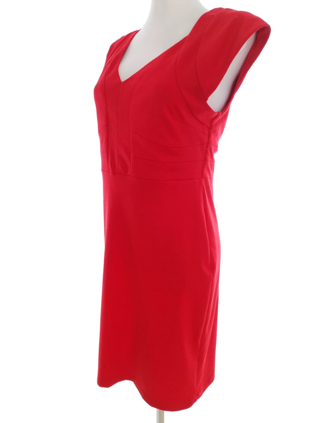 Wallis Rozmiar 8 (36) Kolor Czerwony W serek Sukienka Bodycon Krótki rękaw Do Kolan Wallis Rozmiar 8 (36) Kolor Czerwony W serek Sukienka Bodycon Krótki rękaw Do Kolan