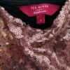 Ted Baker Rozmiar 1 (36) Kolor Czarny Okrągły dekolt Bluzka Krótki rękaw Materiał Wiskoza 100%