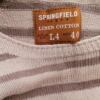 Springfield Rozmiar L Kolor Beżowy Pasy Męski Sweter Długi rękaw Materiał Len