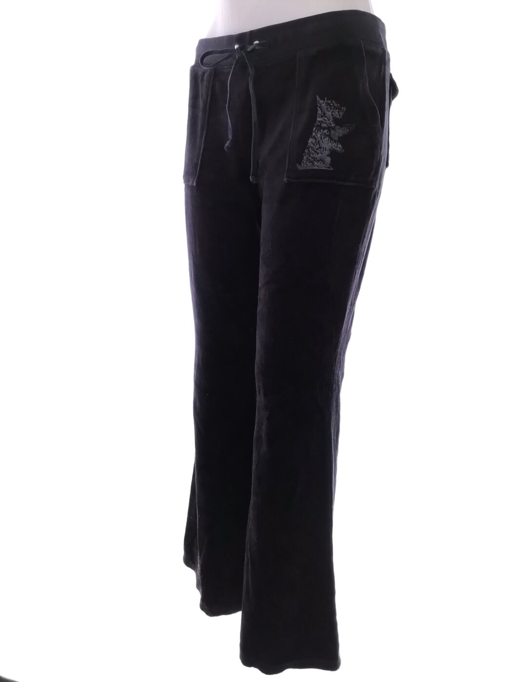 IMG_20210514_145135.jpg Juicy couture Rozmiar S Kolor Czarny Spodnie Casual Materiał Bawełna