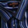 BEN SHERMAN Rozmiar XL Kolor Czarny Pasy Kołnierz Męska Koszula Casual Długi rękaw Materiał Bawełna 100%