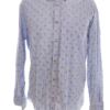 Ted Baker Rozmiar 5 (L) Kolor Niebieski Pasy Kołnierz Męska Koszula Casual Długi rękaw Materiał Bawełna 100%