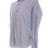 Ted Baker Rozmiar 5 (L) Kolor Niebieski Pasy Kołnierz Męska Koszula Casual Długi rękaw Materiał Bawełna 100%