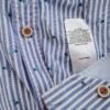 Ted Baker Rozmiar 5 (L) Kolor Niebieski Pasy Kołnierz Męska Koszula Casual Długi rękaw Materiał Bawełna 100%