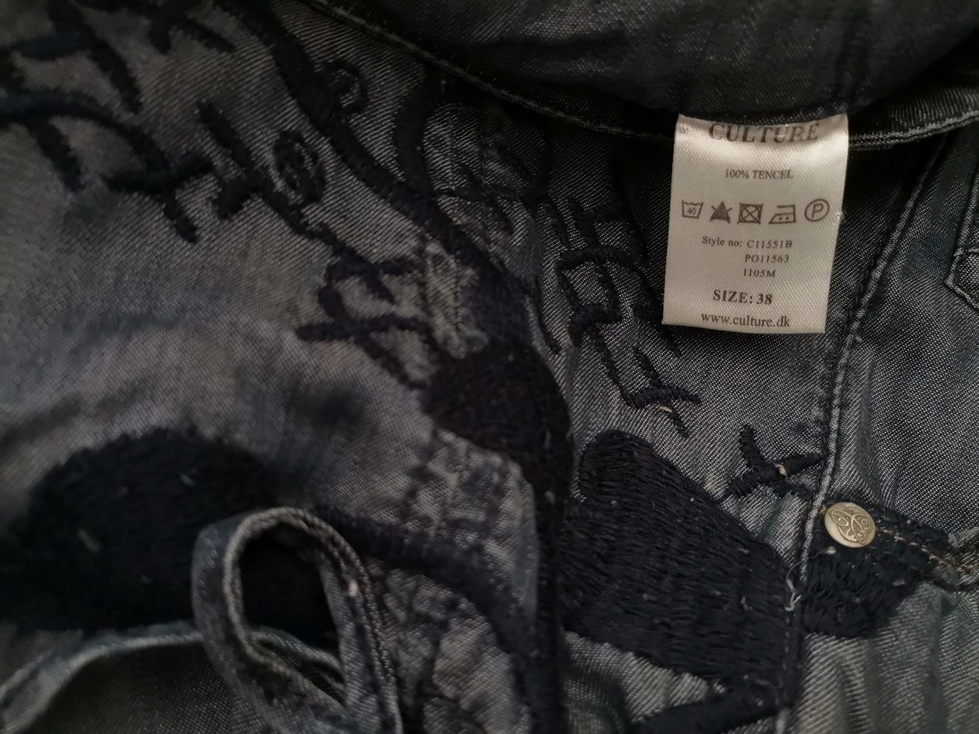 Sub Culture Rozmiar 38 Kolor Niebieski Materiał Tencel 100%