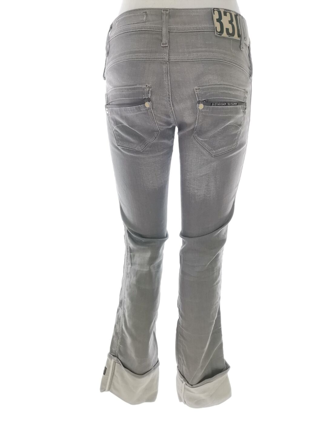 IMG_20210517_140137.jpg G-Star Raw Rozmiar W27 L32 Kolor Szary Spodnie Jeansy Materiał Bawełna