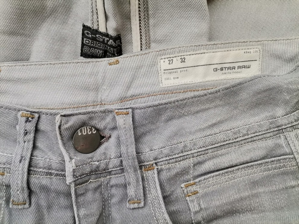 IMG_20210517_140214.jpg G-Star Raw Rozmiar W27 L32 Kolor Szary Spodnie Jeansy Materiał Bawełna