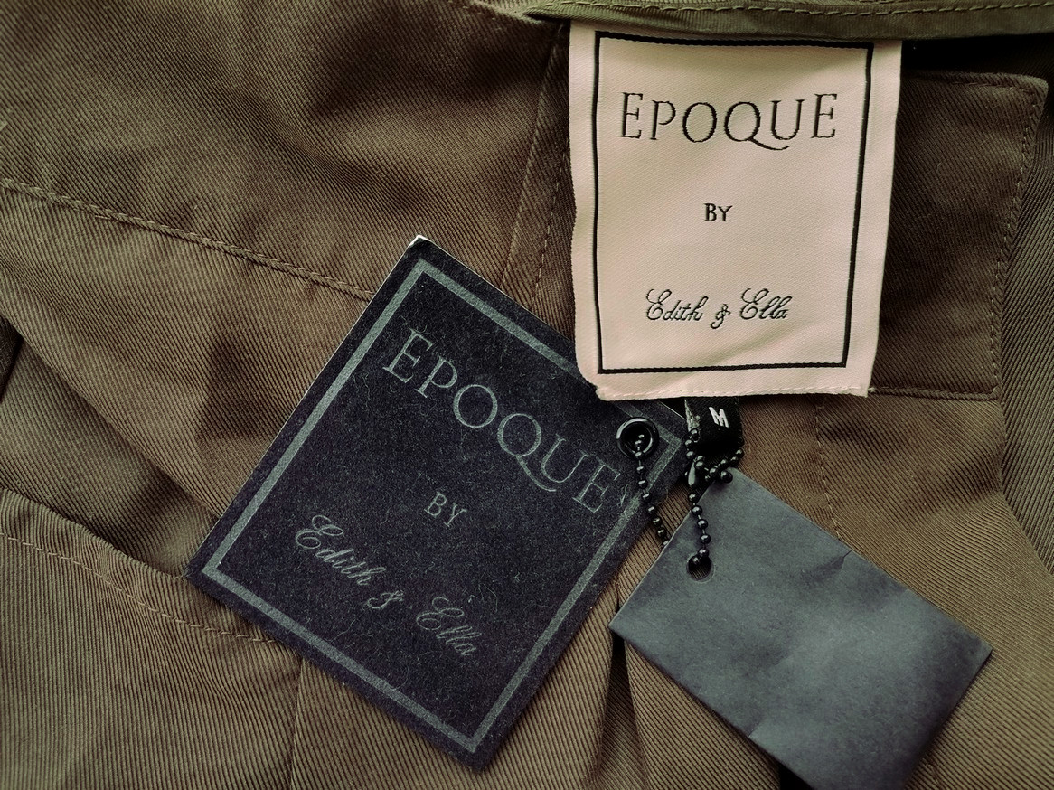 Edith & Ella Rozmiar M Kolor Khaki Spodnie Eleganckie