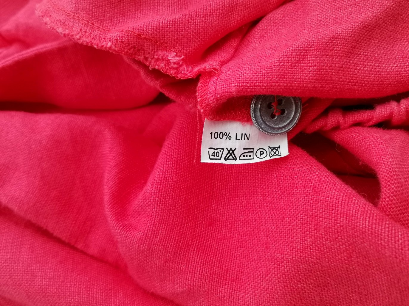 Rozmiar 38 Kolor Różowy Materiał Len 100%